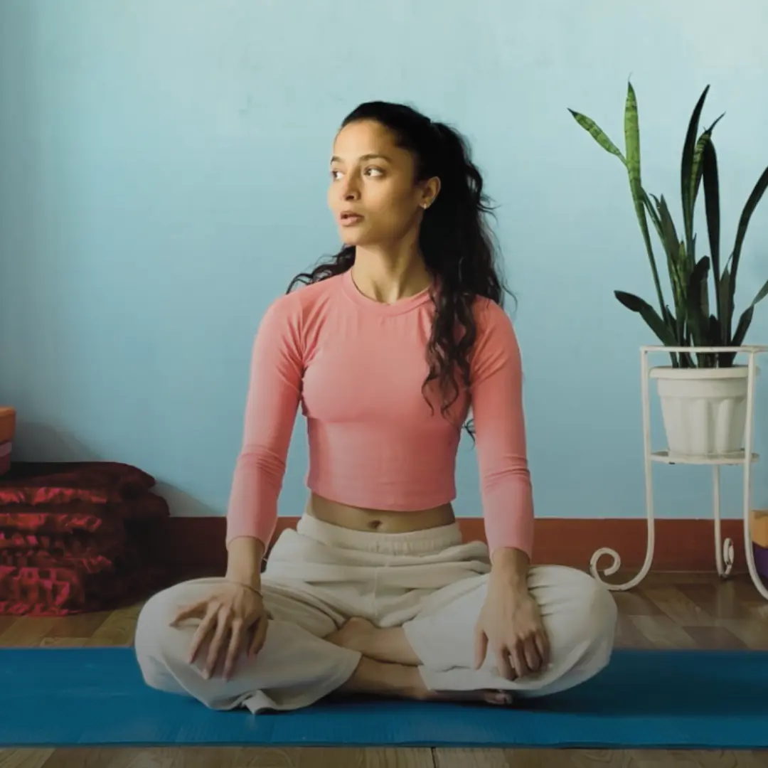A grounding yoga practice in the quiet of nature